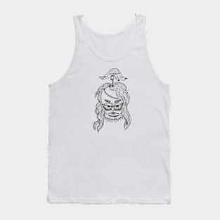 Straw Balloon Head Tank Top